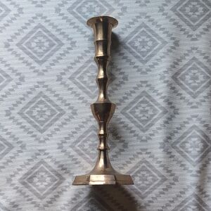 Elegant Silver Candle Holder